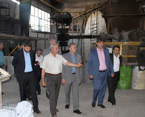 بازدید معاون وزیر صنعت از ایران پاش