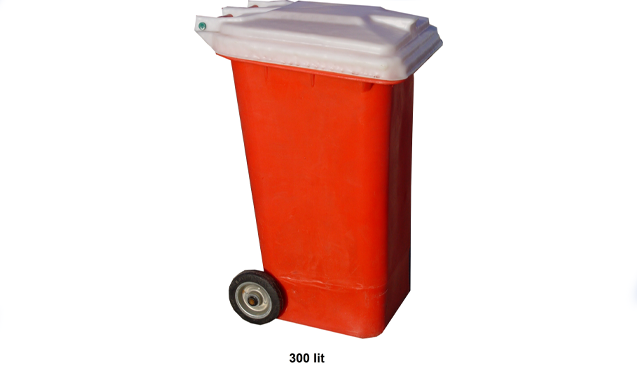 300 liter trash can