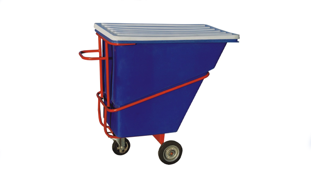 400 liter bucket with chassis and wheels