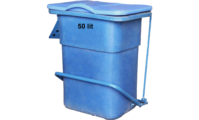 50 liter bucket with chassis